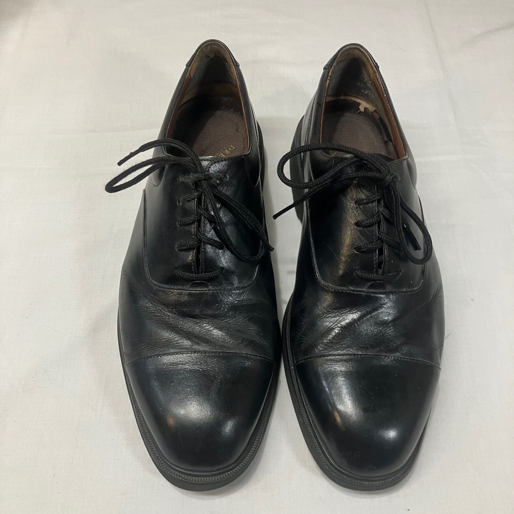 Rockport Dressports Mens 11M Black Leather Cap‎ Toe Oxford Vibram Sole Shoes